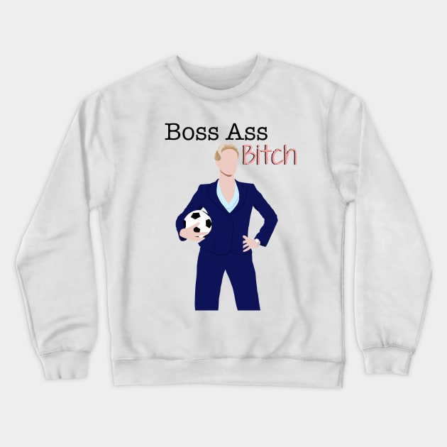 Boss Ass Bitch Crewneck Sweatshirt by jardakelley